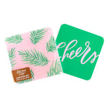 Tropical Palm Cheers Coasters