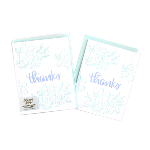 Floral Thank You Card