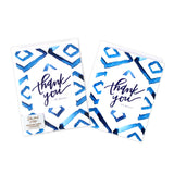 Indigo Diamond Thank You Card