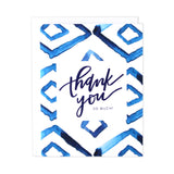 Indigo Diamond Thank You Card