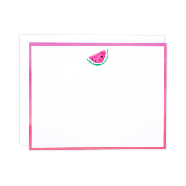 Watermelon Ombre Flat Notecards