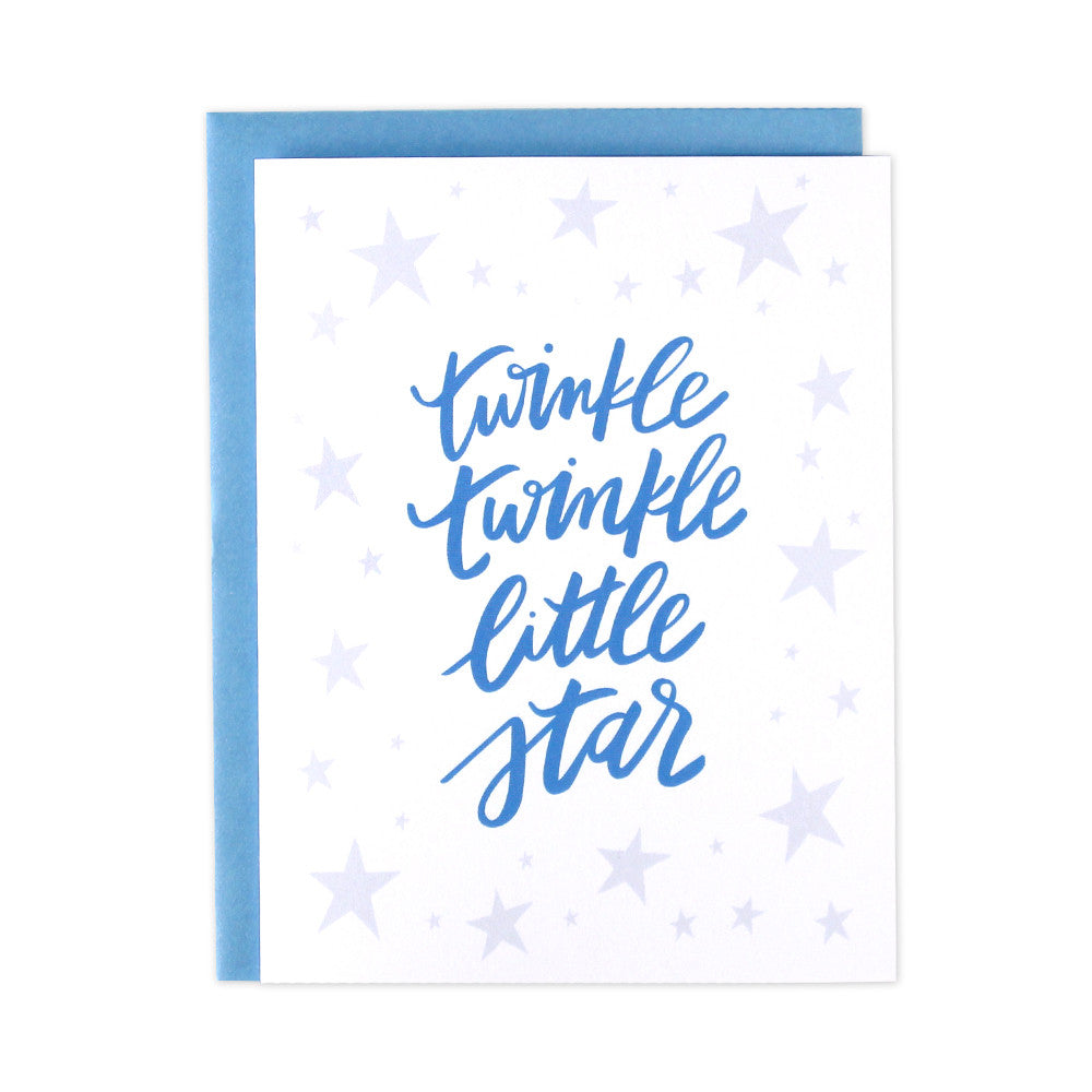 Twinkle Twinkle Baby Card