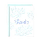 Floral Thank You Card