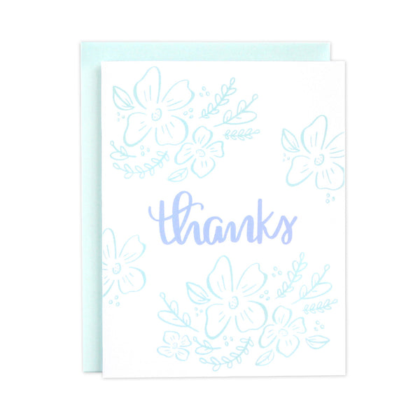 Floral Thank You Card